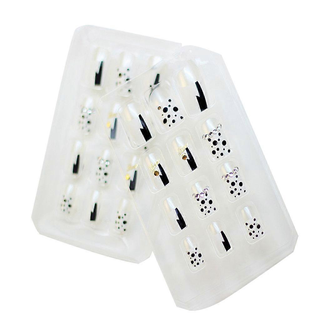 Press on Fake Nails Removable Artificial Manicure Patch False Nail Tips