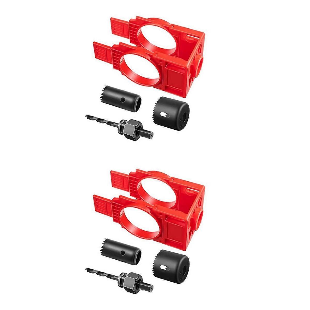 Dørlåsinstallasjonssett, dørhullboringssett for tredører