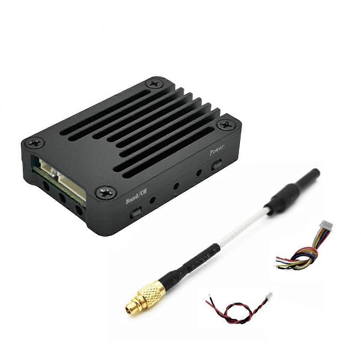 5.8G 6G 4.9G 1.6W VTX 48CH FPV Audio Video Transmitter 2-6S Support