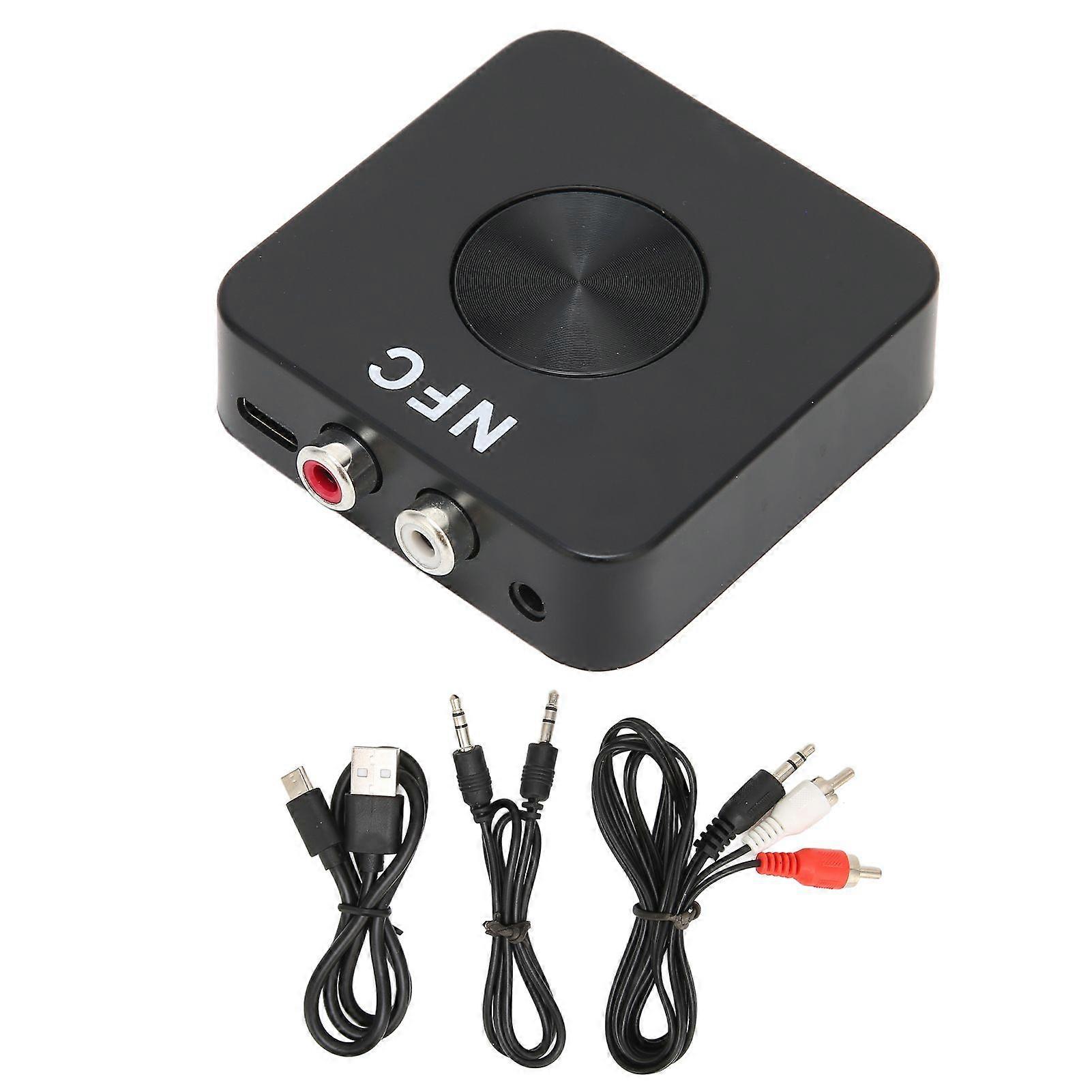 BT21 Bluetooth 5.0 Transmitter Receiver Stereo Sound 2 in 1 Bluetooth Adapter Supports Auto Startup Shutdown
