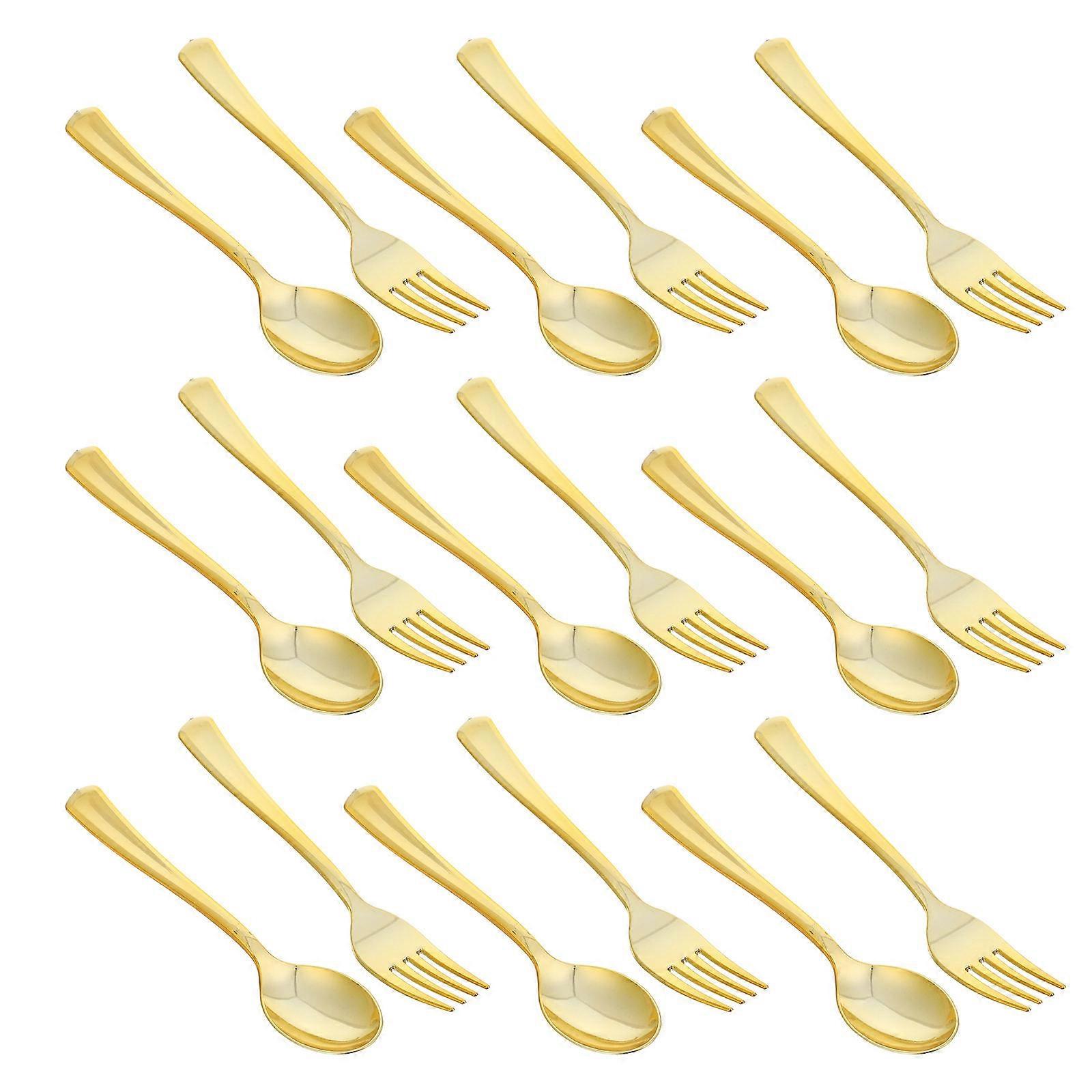 Elegant Gold Utensils Set for Wedding Events 360Pcs