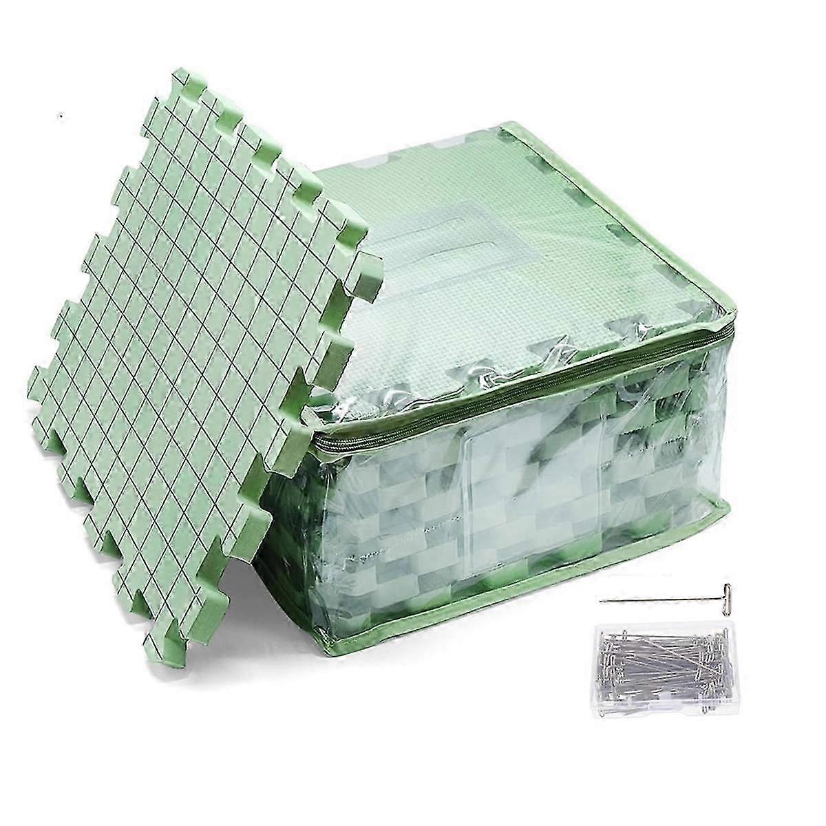 Foam Blocking Mats Knitting Extension Kit Thick Precise Blocking Boards with T-Pins DIY Knitting an_c*