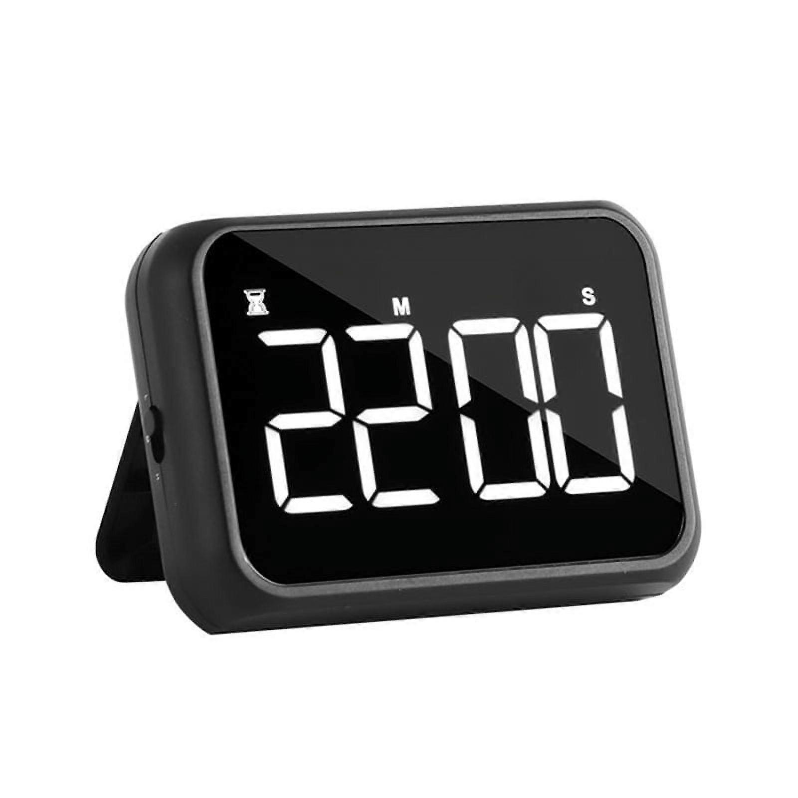 Timer for Kids, Kitchen , Digital Timer for Cooking, Magnetic Countdown Timer for Exercise, Study, Oven Black
