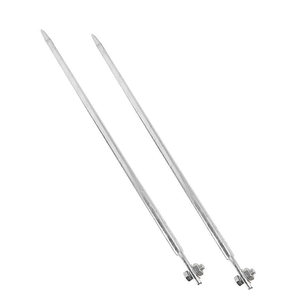 House Ground Rod Galvanized Iron Rod for Reliable Earthing 4Pcs