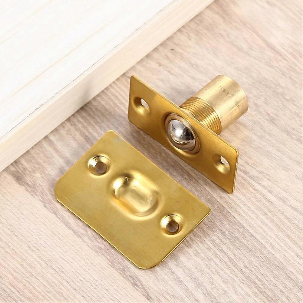 GDHOME Spring Invisible Wooden Cabinet Door Beads Lock Closet Ball Catch Latch