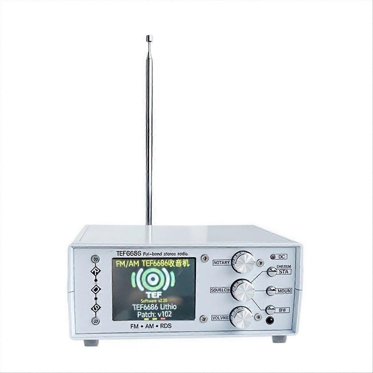 TEF6686 FM SW/MW/LW Full Band Radio Radio Receiver Built-in Battery and Antenna FM AM Stereo Radio