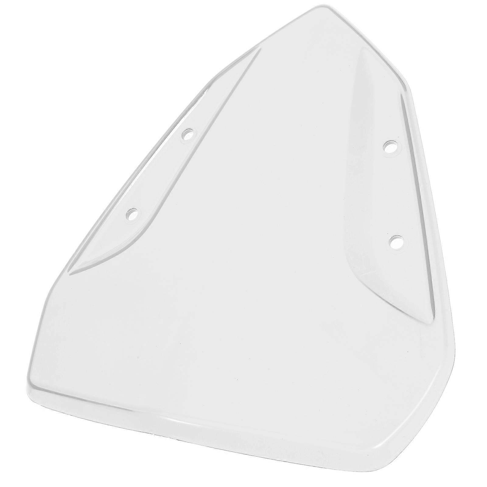 Replacement Motorcycle Windscreen Front Windshield for Motorbike 1 White