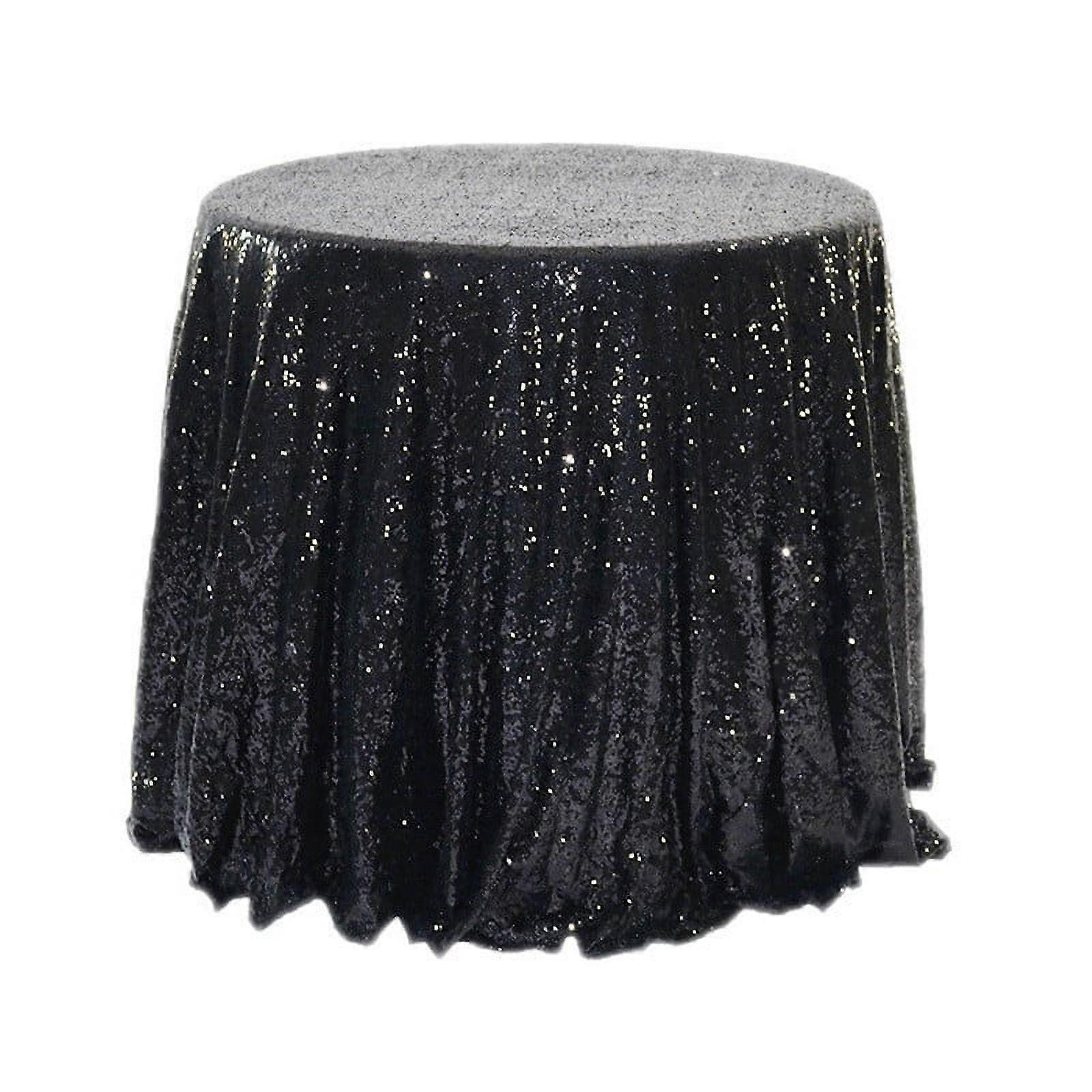 NAZISHW Sequined Small Tablecloth for Round Table