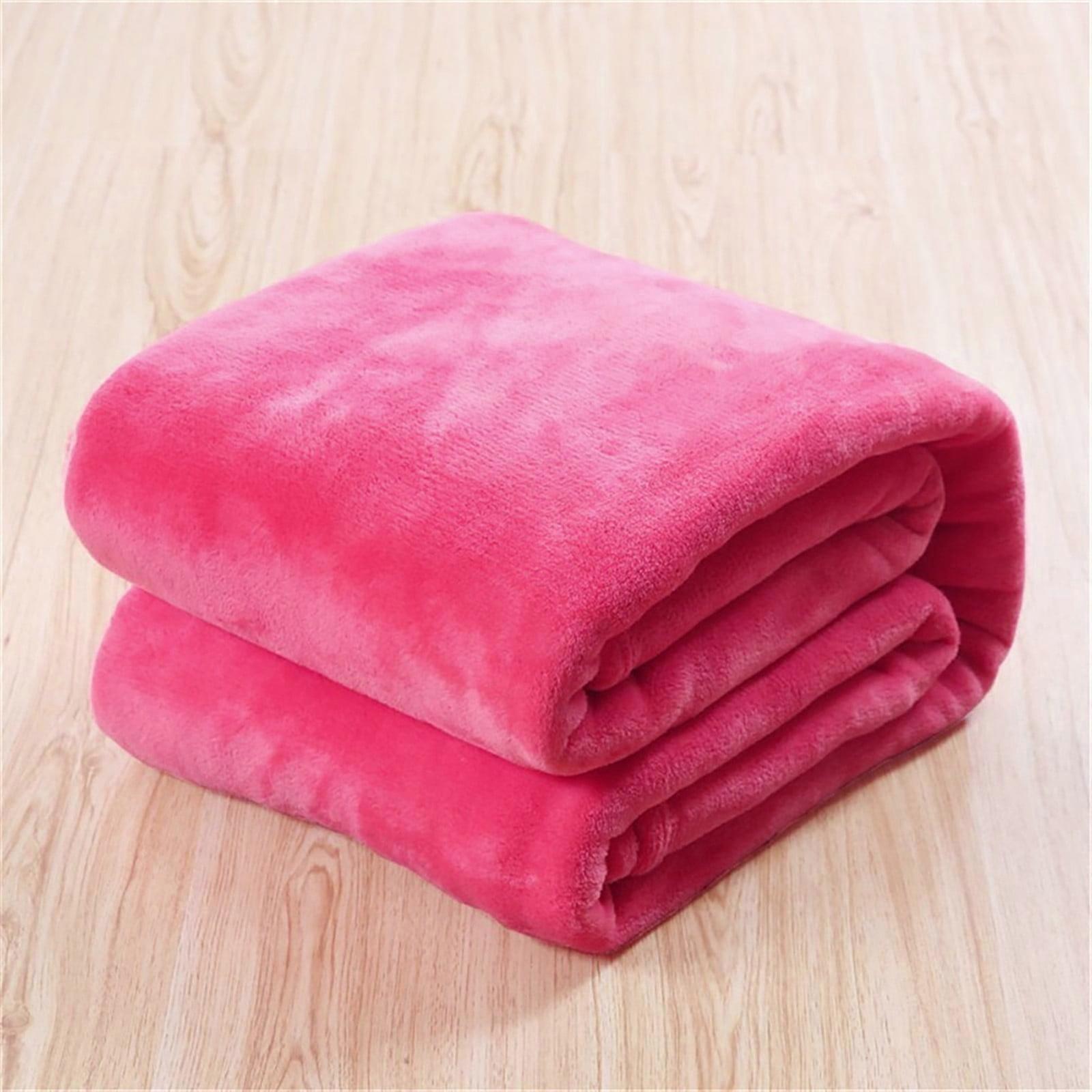 Blanket Super Soft Warm Solid Warm Micro Plush Fleece Blanket Throw Rug Sofa Bedding