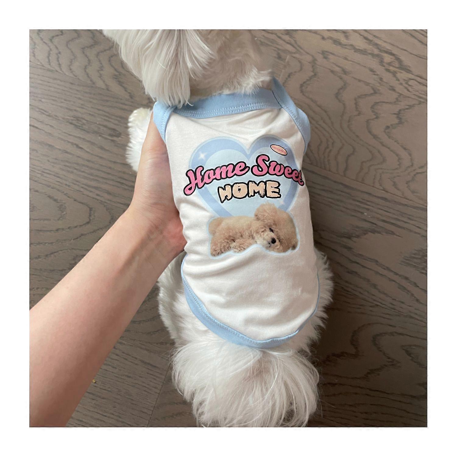 Pet Spring Camisole Cute Contrasting Vest Teddy York Pet Dog Clothes Dog Clothes for Small Dogs Puppy Clothes