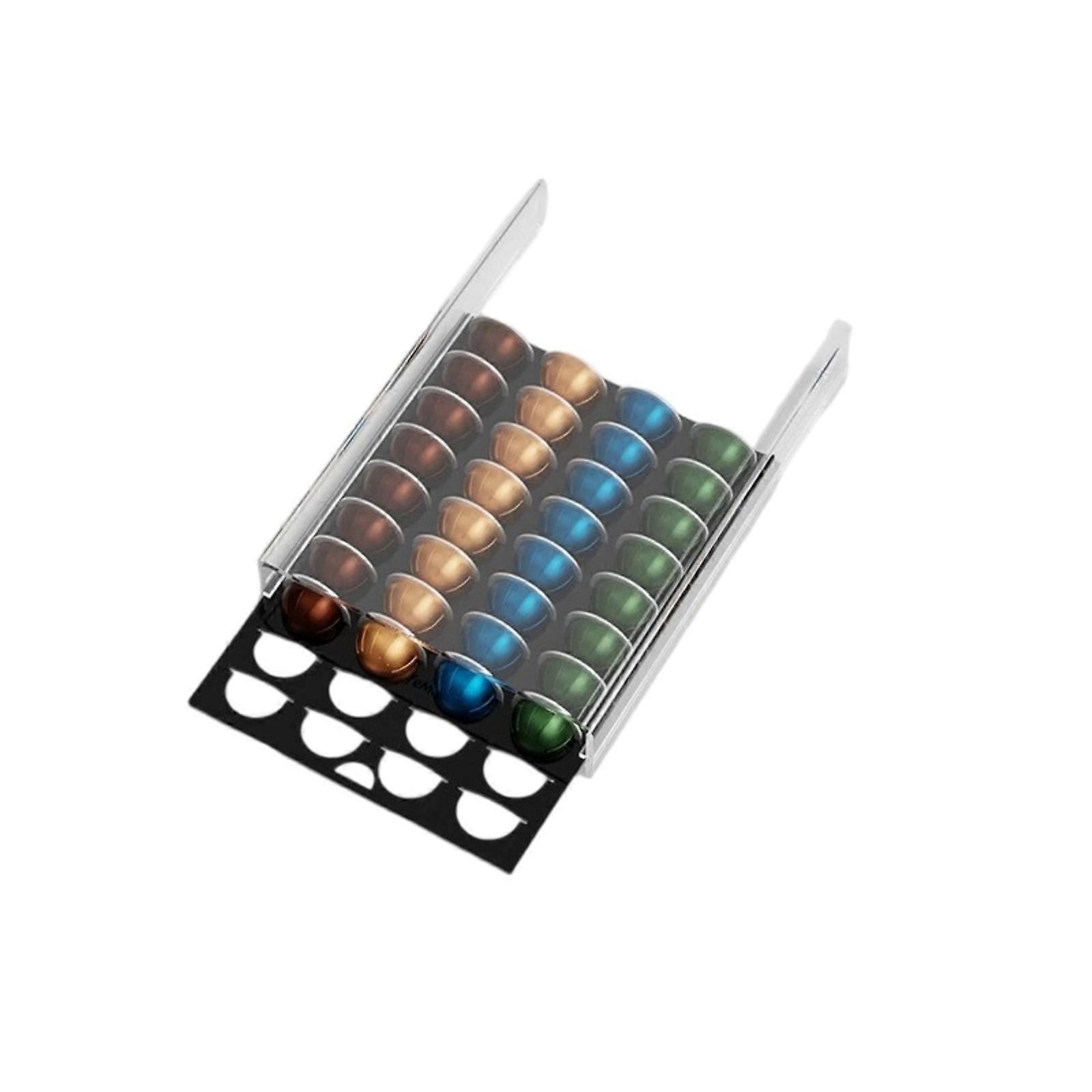 Clear Coffee Jar Owner Drawer for Dense Districts Holds 40 Pouches with Convenience and Modern Appearance Multicolor