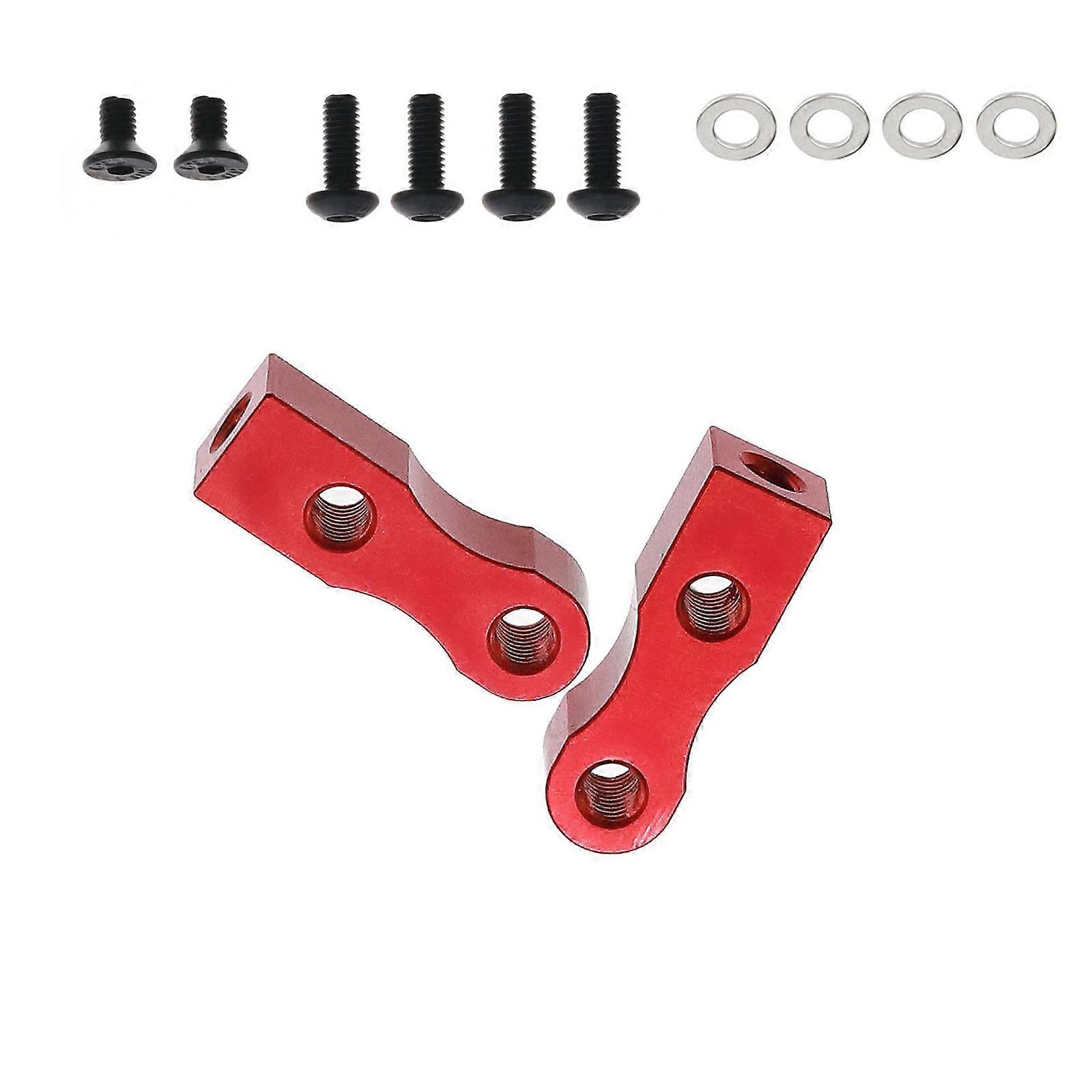 High Strength Servo Bracket Upgrade For 1/10 Scale Remote Control Models Improves Stability  Red