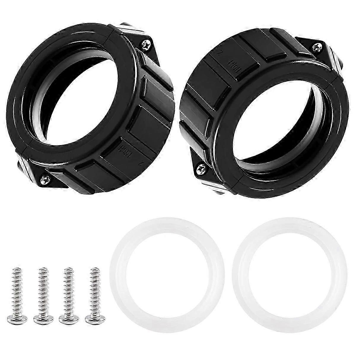 2In Spa Heater Split Nut Unions with Screw Gasket