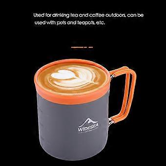 WIDESEa Camping Aluminum Cup Outdoor Mug Tourism Tableware Picnic Cooking Equipment Tourist Trekking Hiking