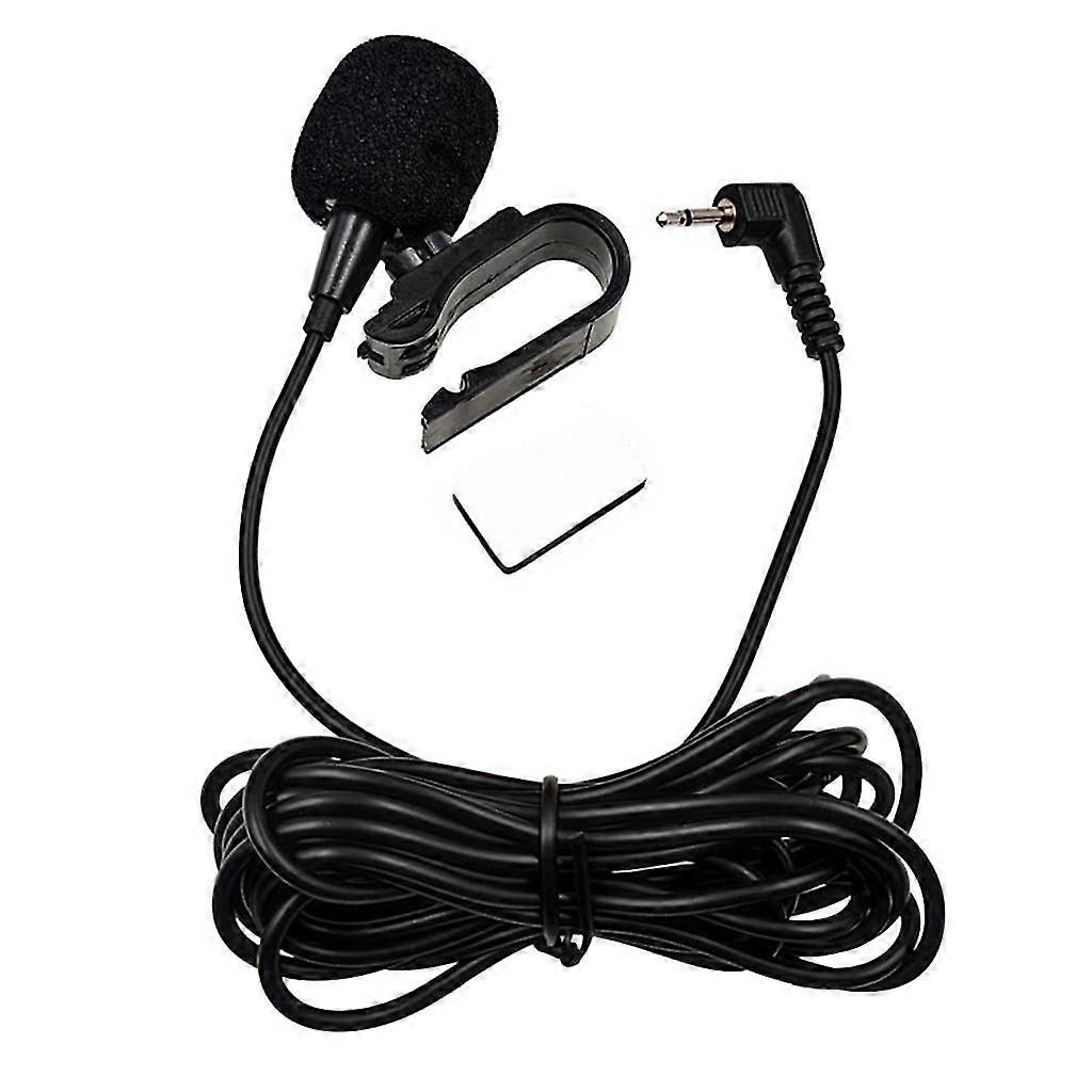 Car Audio Microphone 2.5mm/3.5mm Clip Jack Plug Mic Stereo Wired External Mic