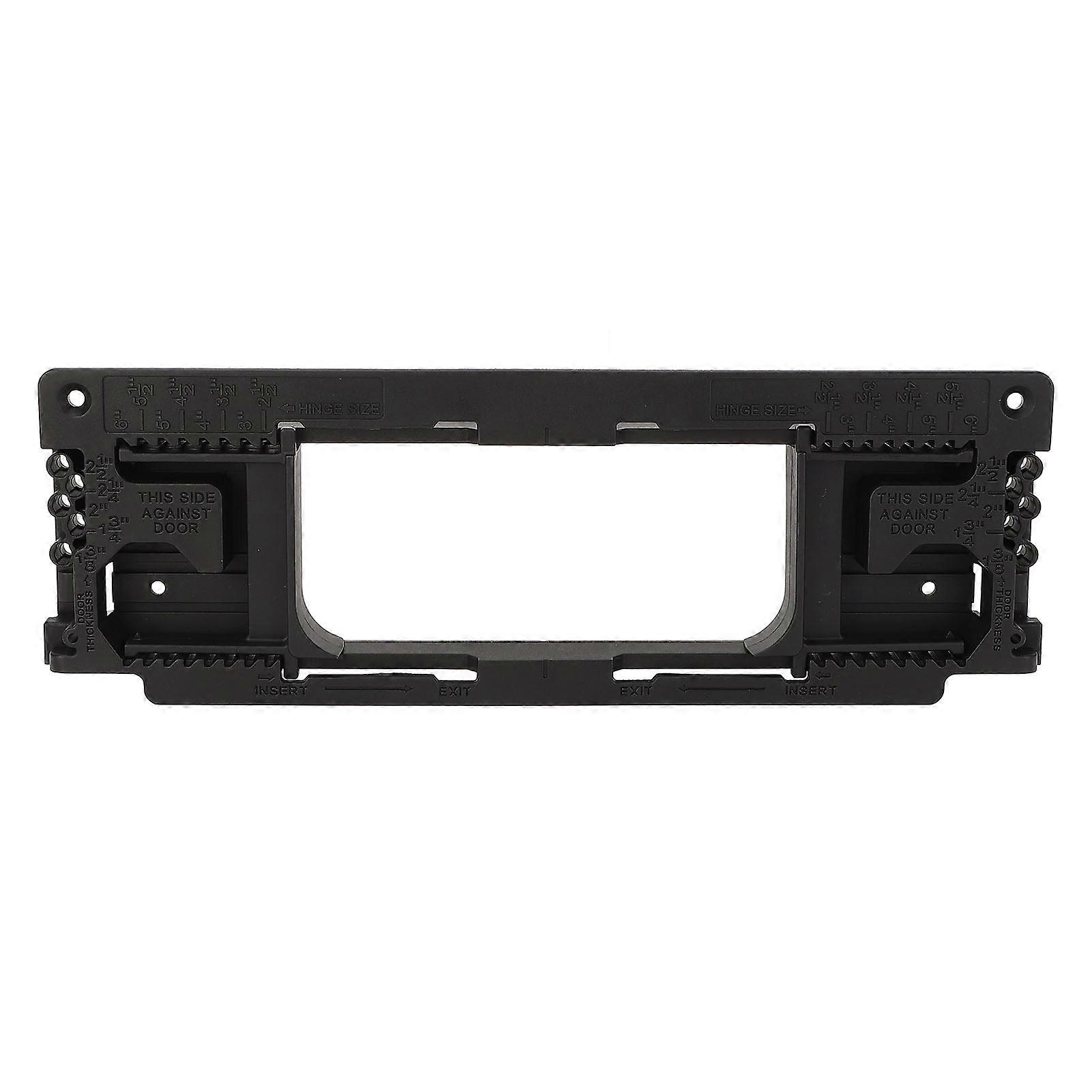 Hinge Router Template Adjustable Versatile Door Hinge Jig Installation Kit for Round Square Corner Hinges