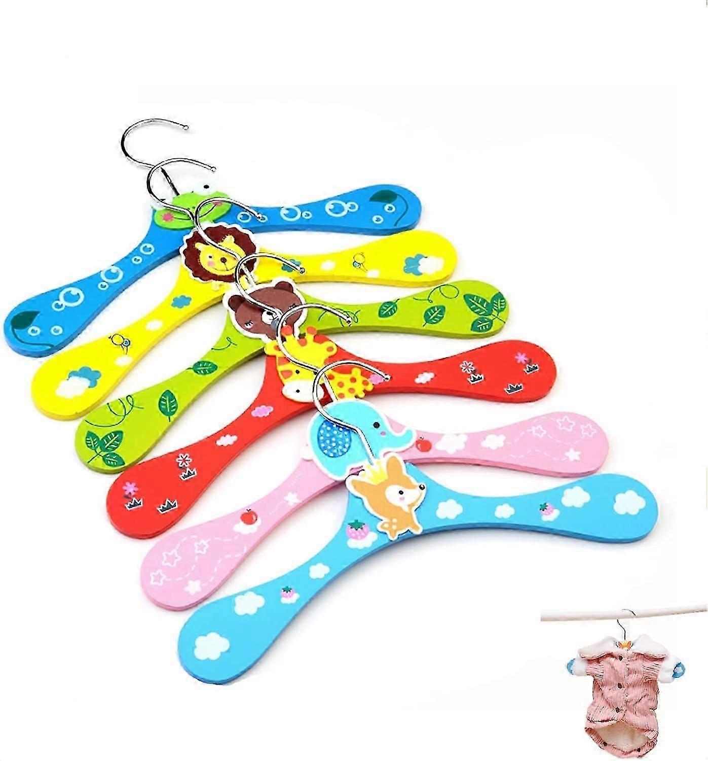 Pachet de 6 umerase din lemn pentru copii