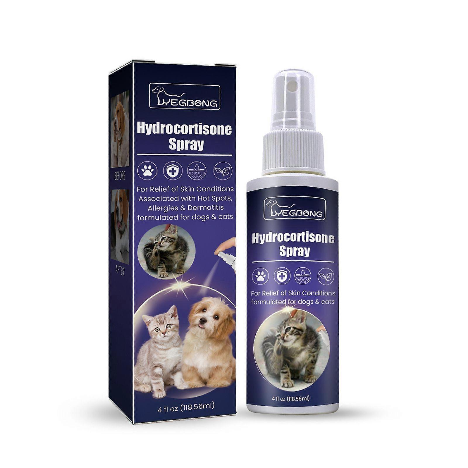 1-3pc pet anti-itch spray relieves itching, irritation, redness, and local inflammation.