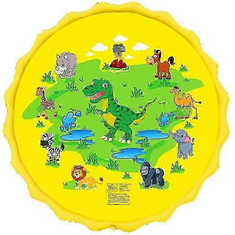 170 سم وسادة رش مياه العشب في الهواء الطلق ، وسادة رش مياه قابلة للنفخ في الهواء الطلق للعبة الأطفال ، لون 5