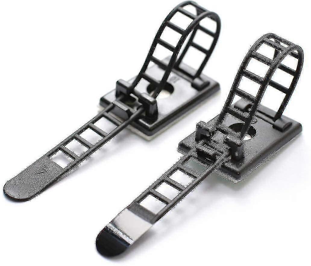 50pcs Adhesive Cable Ties Adhesive Cable Ties Adjustable Nylon Cable Ties