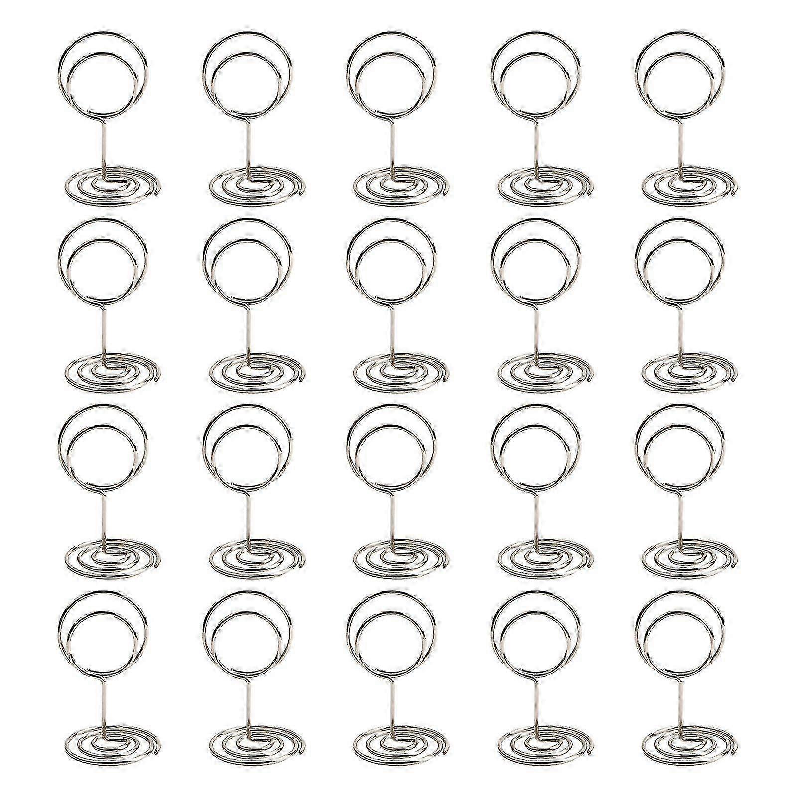 20Pcs Wedding & Event Table Number Card Holders Gold Color 2025