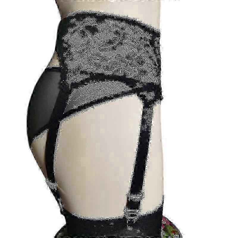 النساء مثير الحمالات الرجعية خمر نمط 6 الأشرطة الحمال حزام الملابس الداخلية الرباط حزام TW 2024 جديد