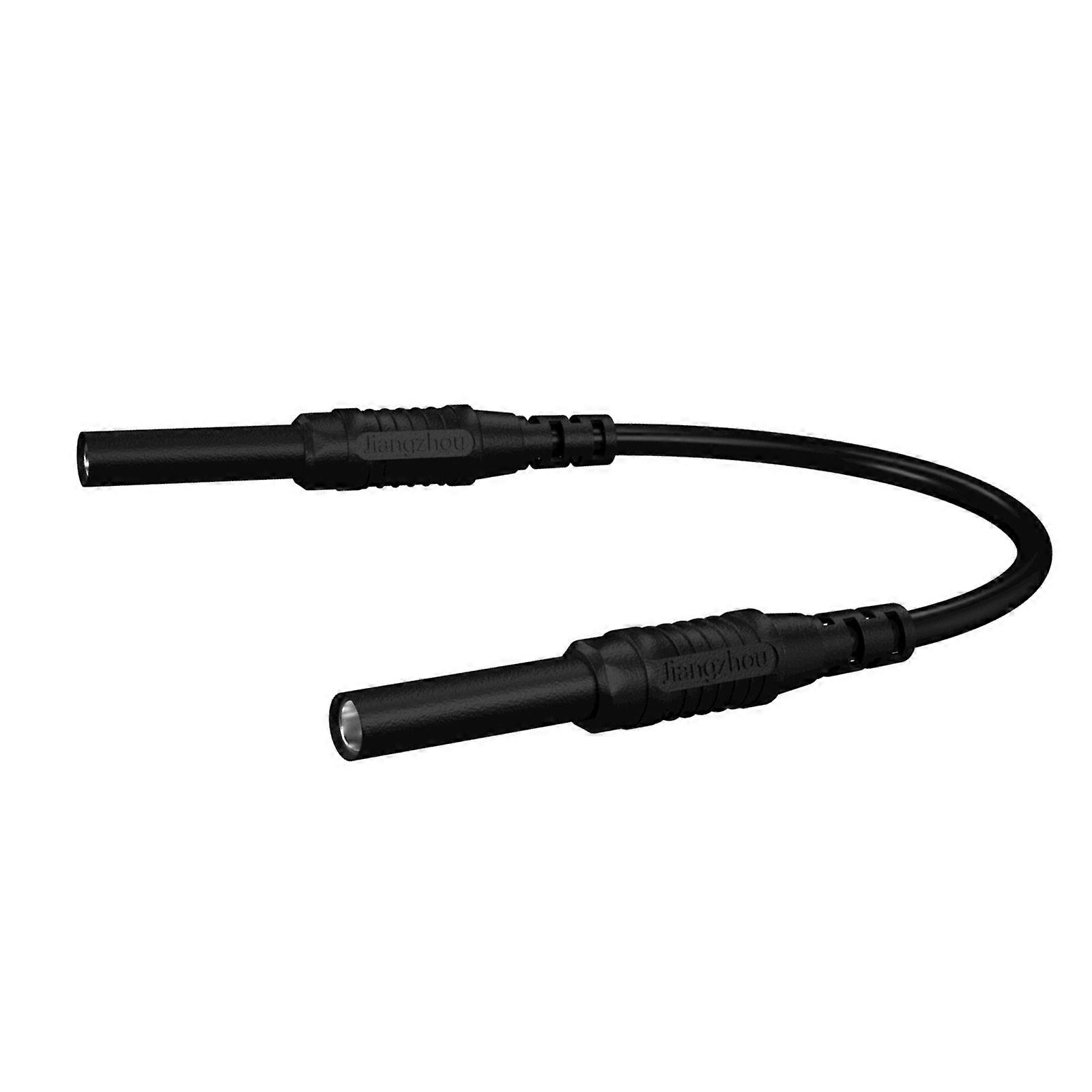 Powerful Test Guide Double 4MM Interfaces 32A Current Welded Joints Permanent Material For Power attachments  Black