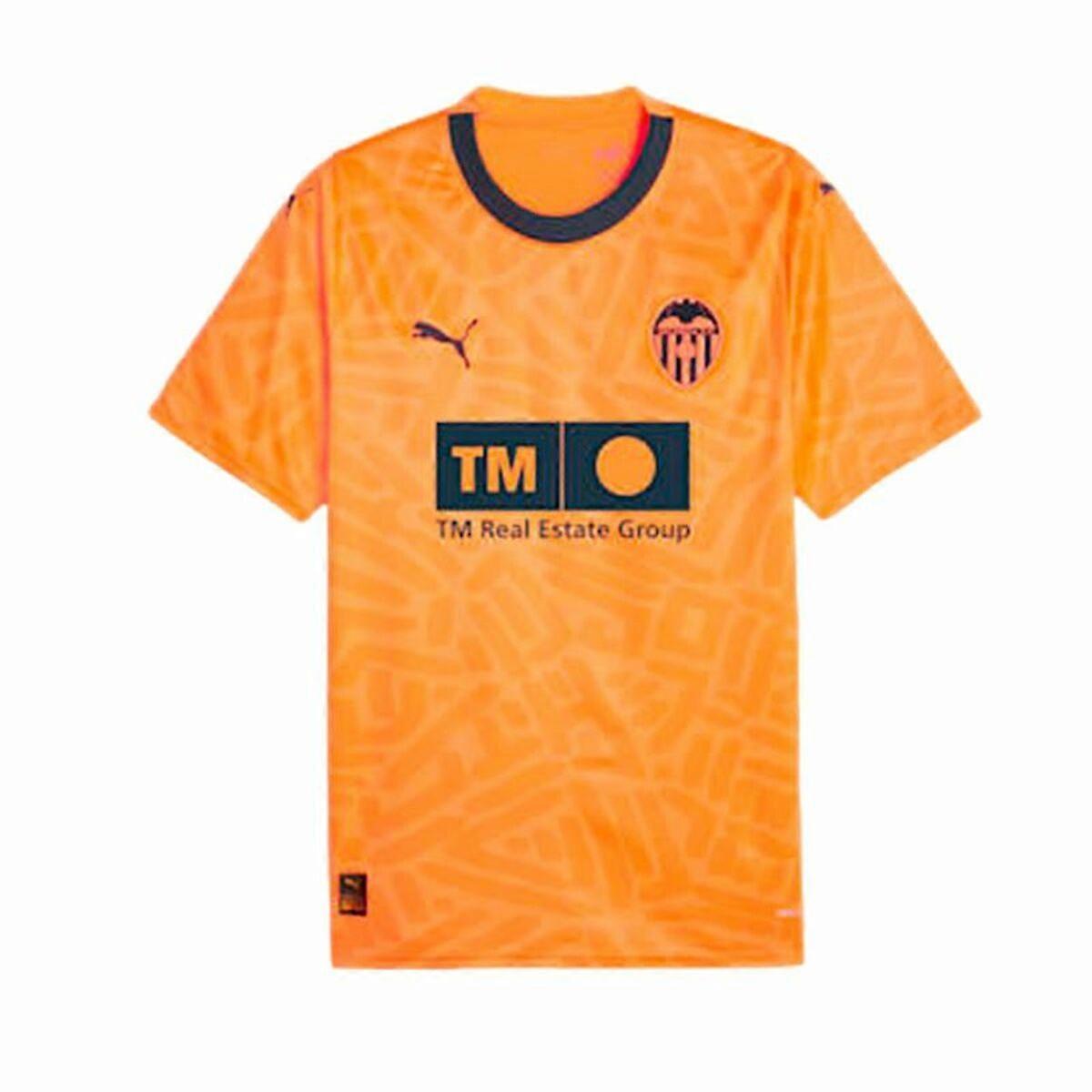 Męska koszulka piłkarska z krótkim rękawem Puma Valencia CF 3rd Kit 23/24 Pomarańczowa
