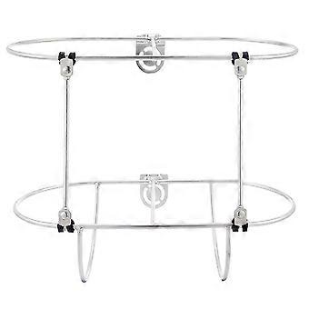 Fenders Rack Folding Double Support Bracket for Marine Use Stainless Steel Construction Easy Installation  9 inches