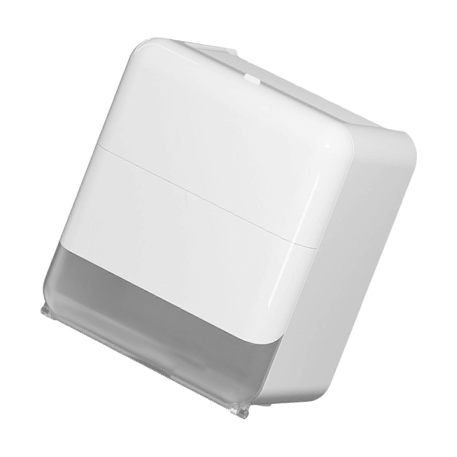 Bathroom Tissue Storage Box Large Capacity Plastic Waterproofed Design Wall Mounted For Bathrooms Multicolor