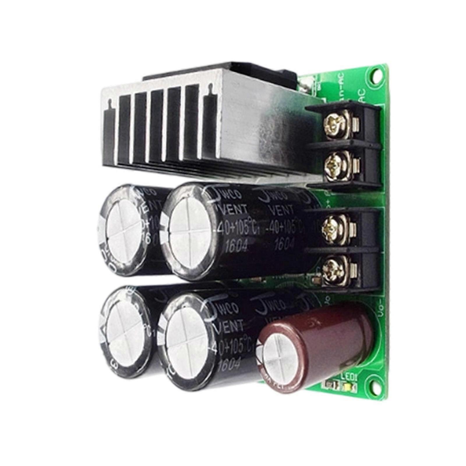 Hochstrom-10-A-Gleichrichterfilterplatine, ungeregelte Netzteilplatine mit rauscharmer Filterung für Verstärkersysteme, mehrfarbig