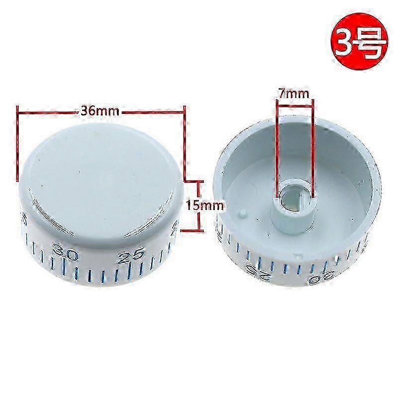 4pcs Universal Refrigerator Temperature Control Knob Replacement Adjustable Thermostat Switch Knob for Freezer Fridge Temp Control Dial White