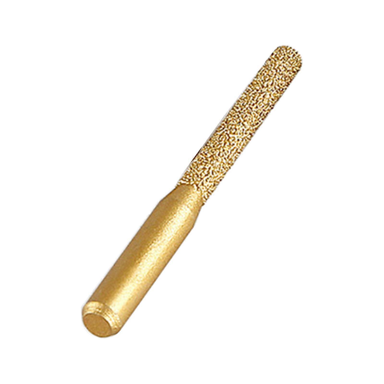 Diamond Router Bit Golden Brazed Straight Shank Round Shank for Stone Marble Router Bit Hole Cutters Machine Multicolor