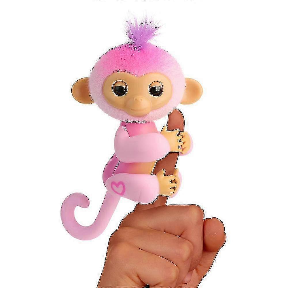 Fingerlings 2023 New Interactive Baby Monkey Reacts To Touch  70+ Sounds & Reactions  Harmony (pink)
