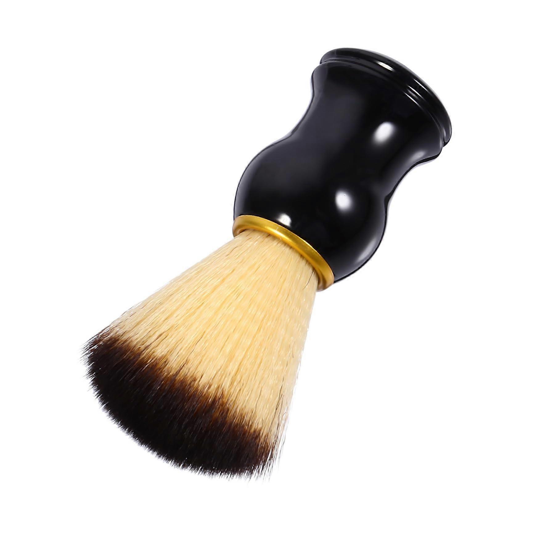 Shaving Brush with Wooden Handle DualColor Bristles for Men Beard Care and Comfortable Wet Shave