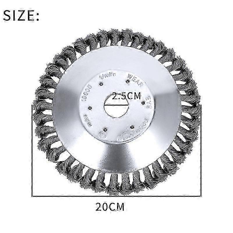 Steel Wire Disc for Precise Lawn Mowing - Garden Maintenance Essential
