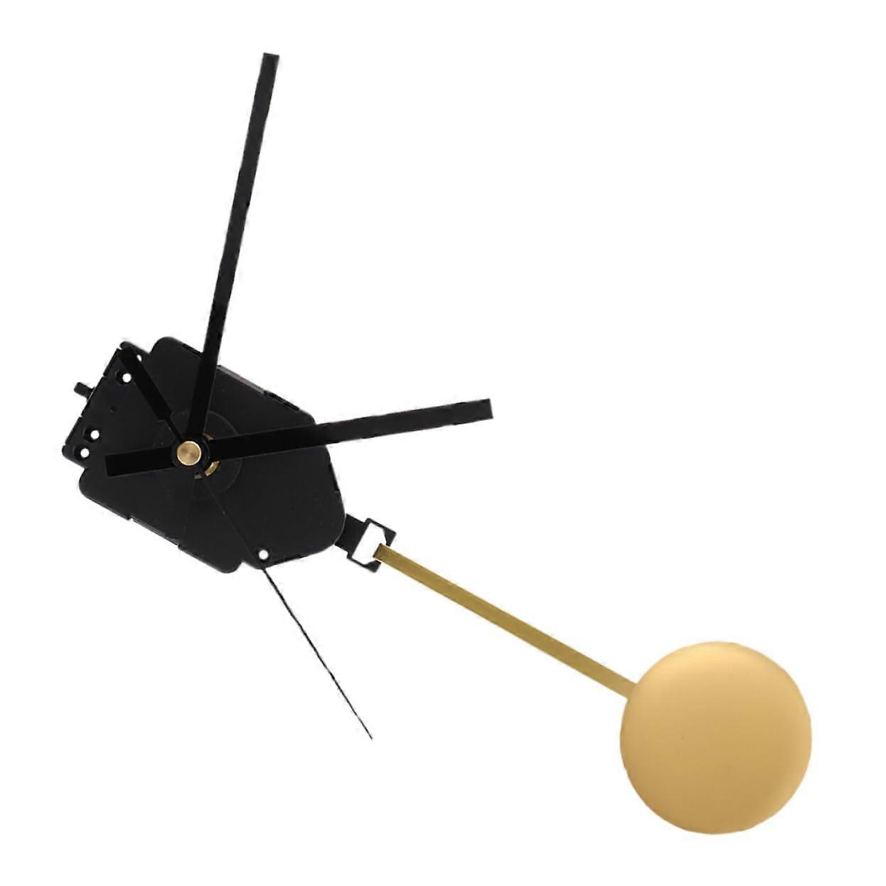 Quartz Clock Movement Mechanism with Metal Hands for DIY Pendulum Clock  and Restoration