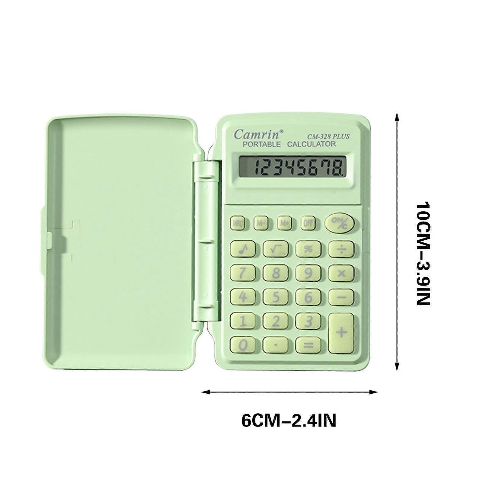 Mini Scientific Calculator for Student, Candy Color, Portable Flip Counter, Multi-color - Compatible with Office and Stationery