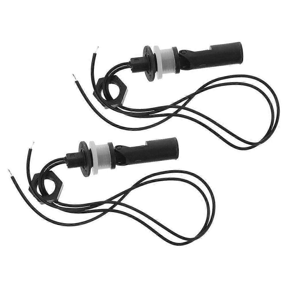 Horizontal Liquid Float Switch for Water Level Control 2Pcs Side Mounted Sensor