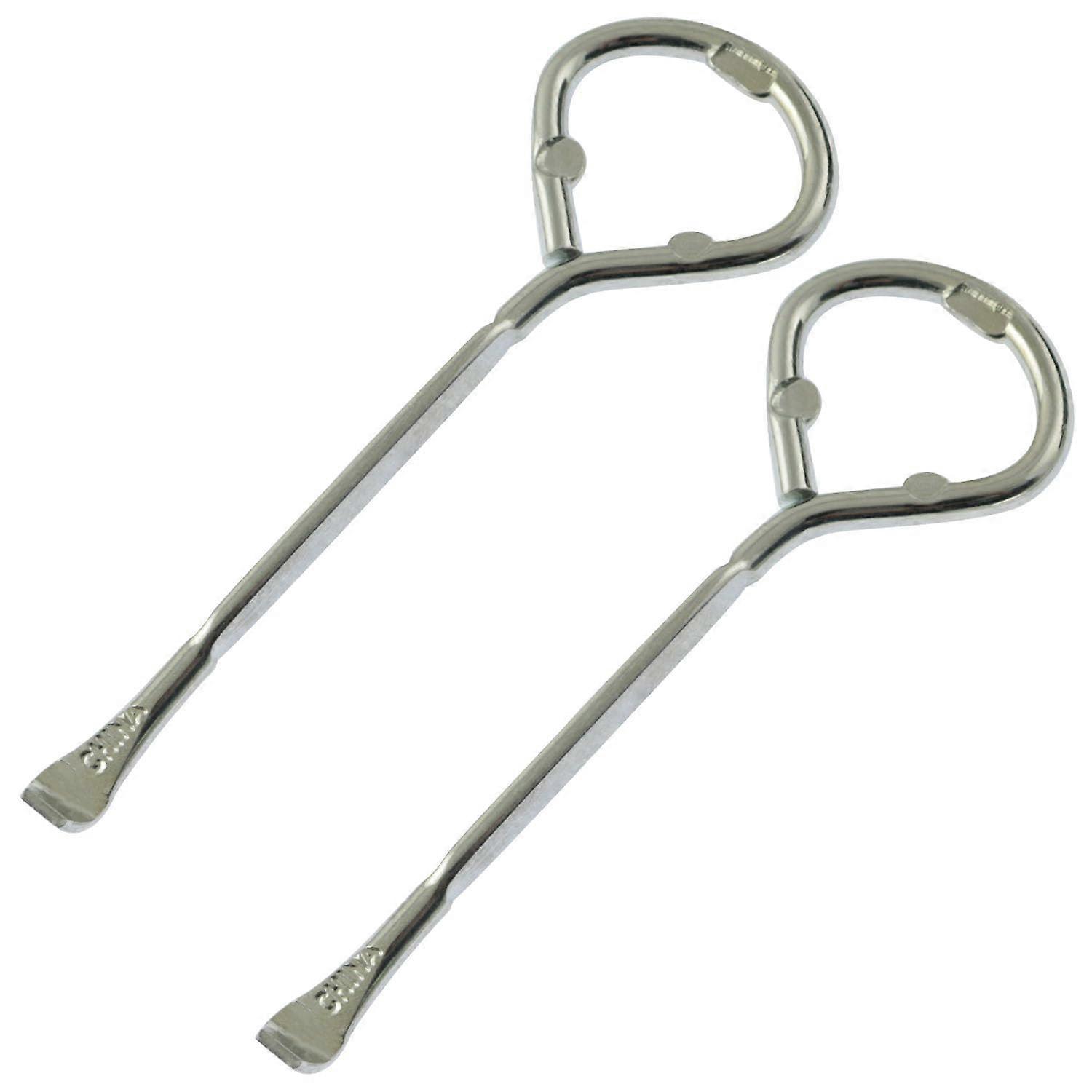 2PCS Dual Function Paint Can and Bottle Opener, 2 in 1 Metal Lid Remover with Ergonomic Grip