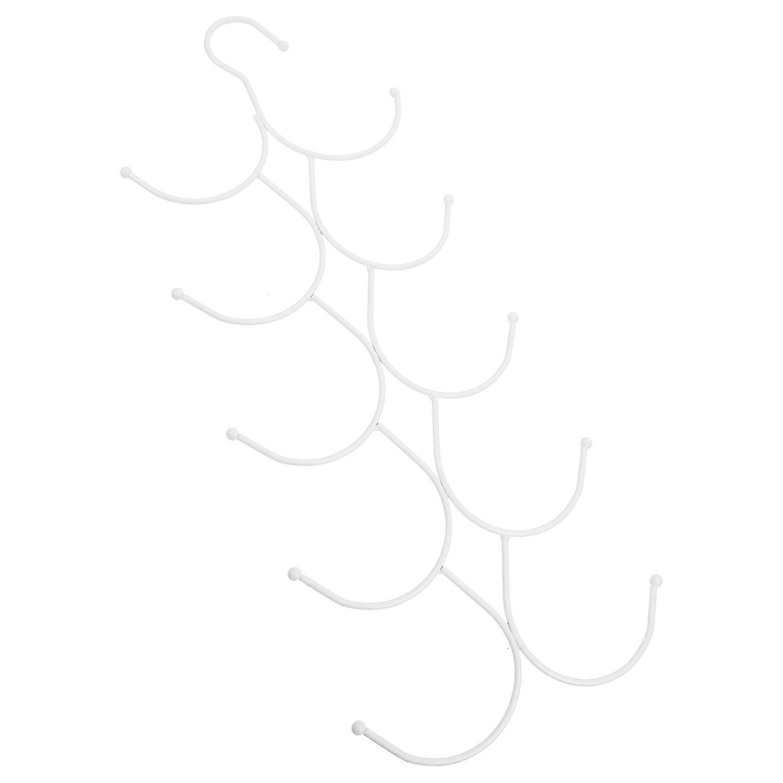 Multilayer Iron Scarf Hanger for Closet Elegant Space Saving Organizer