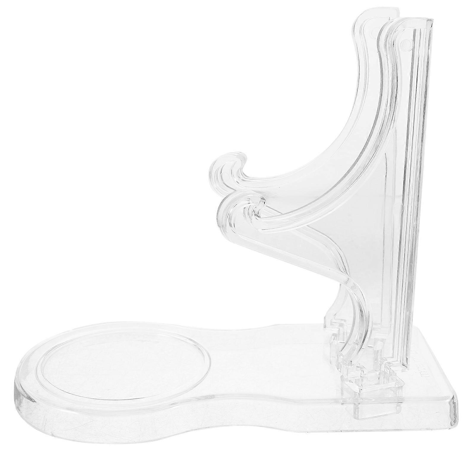 Teacup and Saucer Display Stand Transparent for Display Plastic Plate Stand