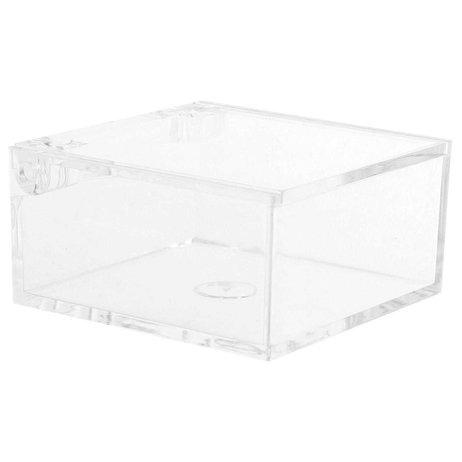 Transparent Acrylic Box for Display with Lid Multi-Purpose Display Case