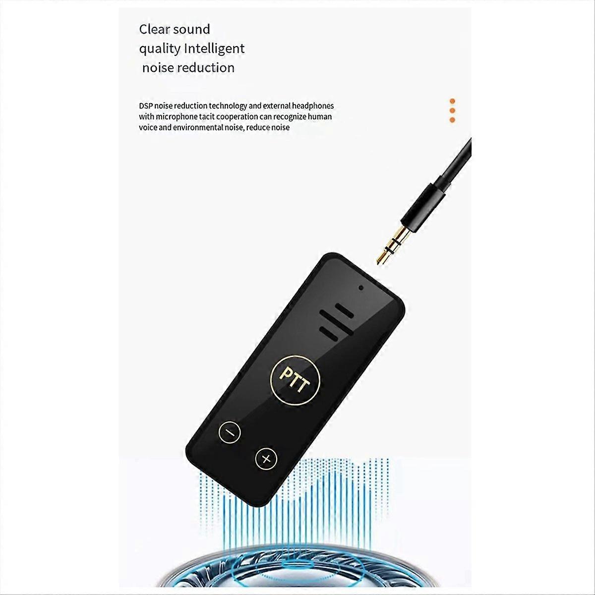 Small Mini Intercom with Headset External Sound Wireless Intercom