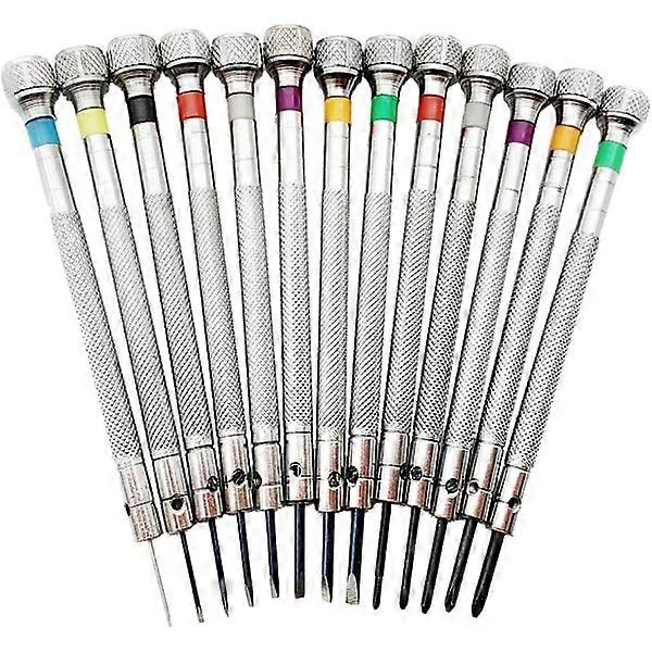 13 Pieces Watchmaker Screwdrivers Set, Micro Precision Jewelers Precision Screwdriver