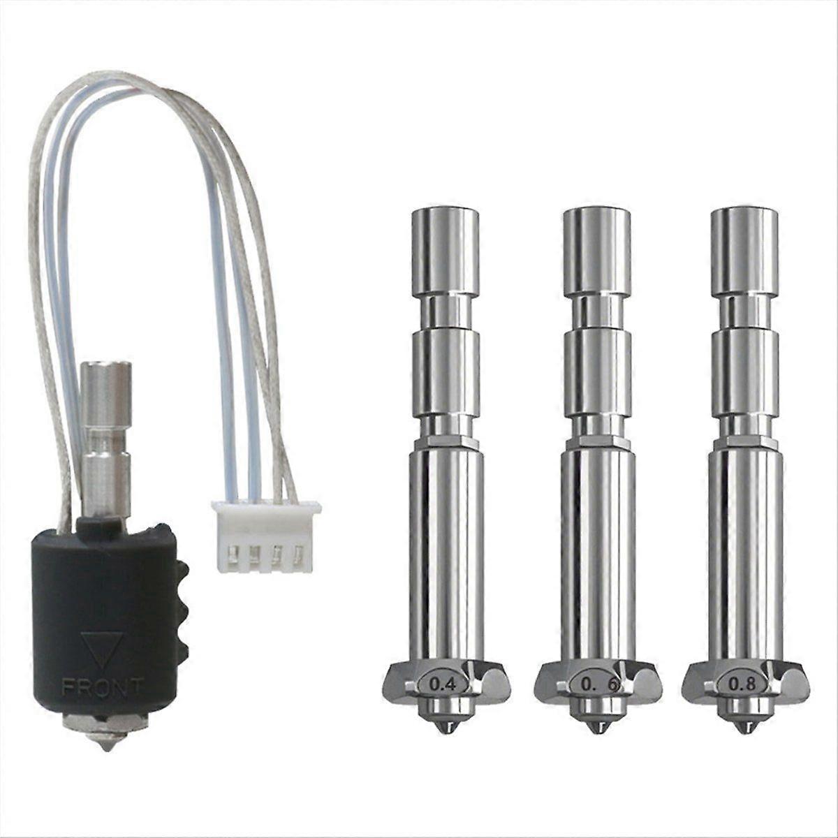 Für 3 Max Nozzle Hotend 3 Max Quick Swap Düse Gehärteter Stahl 0,4 / 0,6 / 0,8 3 Max Zubehör