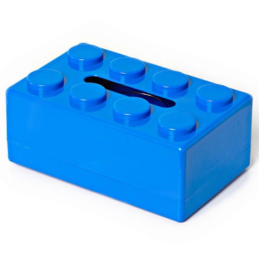 Creative Building Block Tissue Box Waterproof ABS Wall Mounted Paper Holder