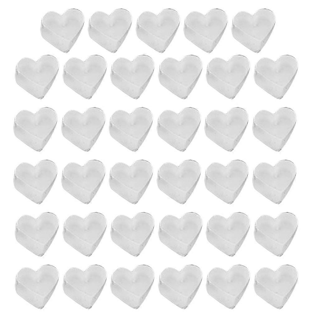 Earring Backs Clear Silicone Earring Backs for Jewelry Making 200Pcs