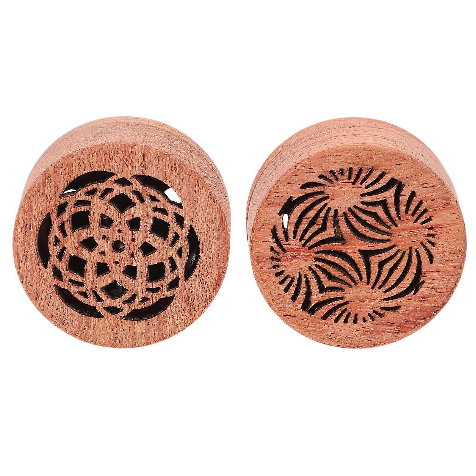 Car Vent Accessories Brown Diffuser Vent Clip for Home Use 2Pcs Pack