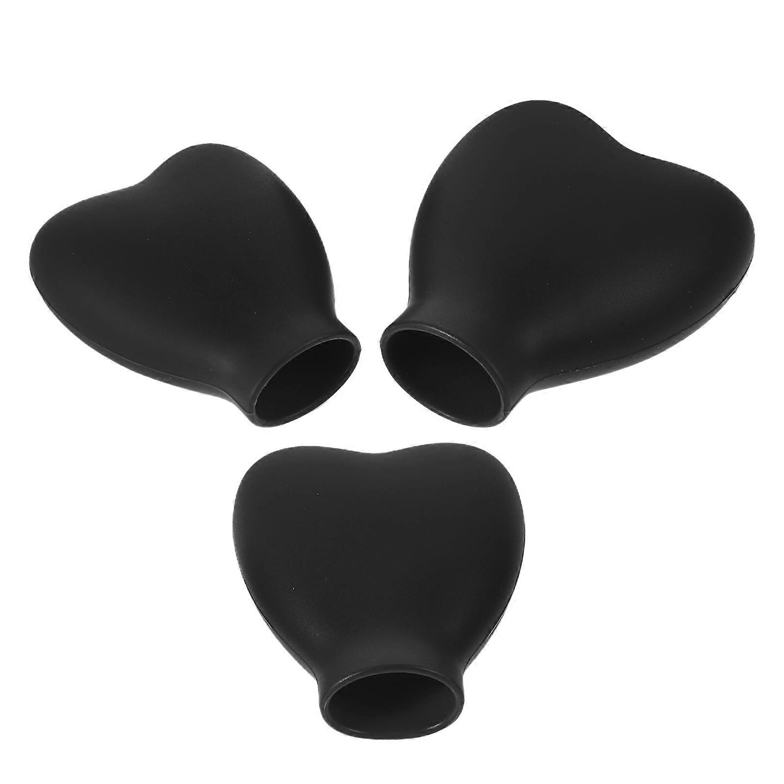 Silicone Makeup Brush Cover Set Heart Shaped Protector 15 Pieces